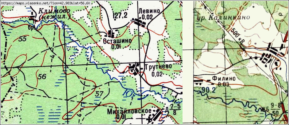 Чкаловская область карта