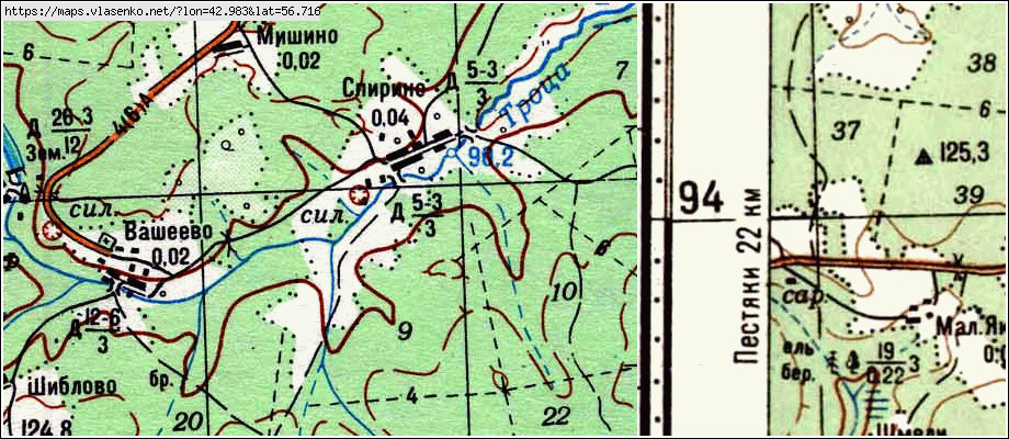 Карта нижегородской области чкаловский район