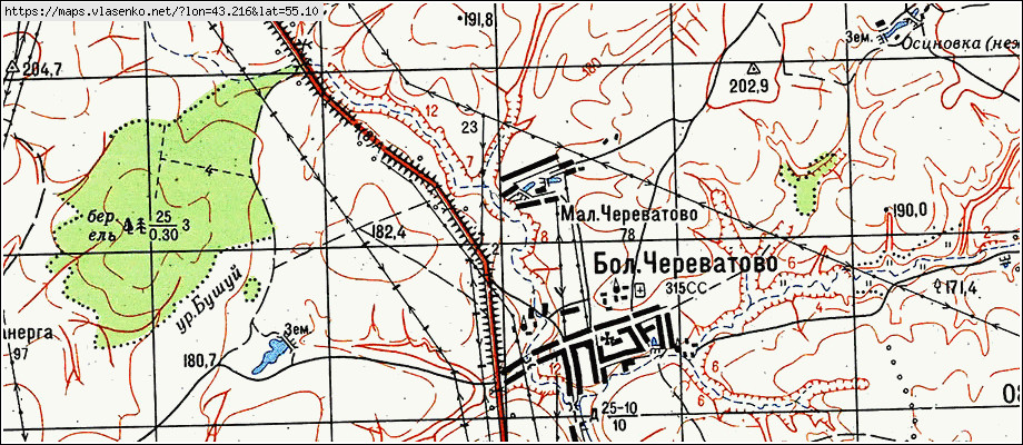 Сатис нижегородская область карта