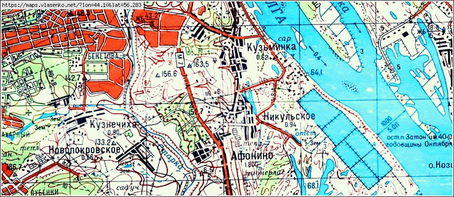 Гугл карта городец