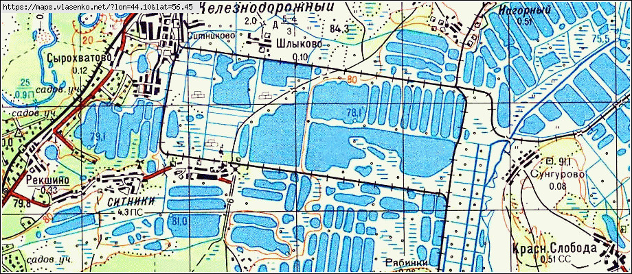 Ленинская слобода кстовский район нижегородская область карта