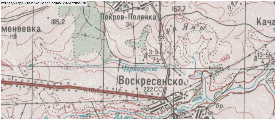 Карта водоемов воскресенского района