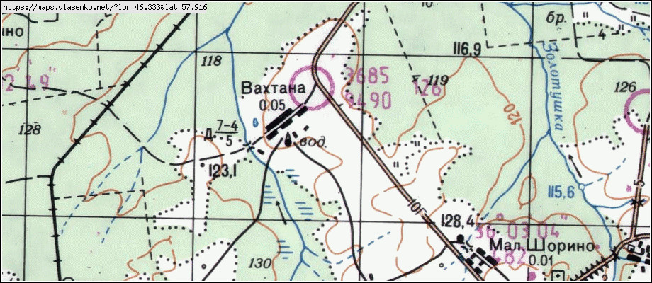 Шахунья нижегородская область карта