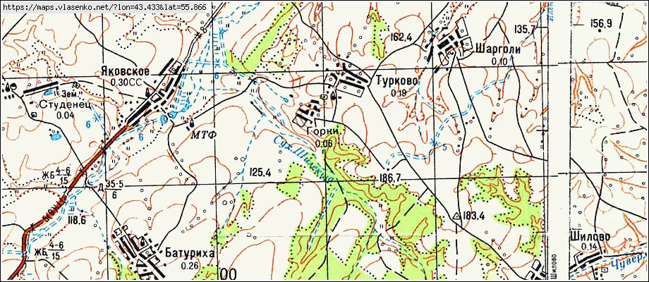 Карта осадков сосновское нижегородской