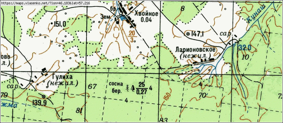 Карта тонкинского района 1929 года