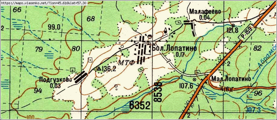 Арья нижегородская область карта