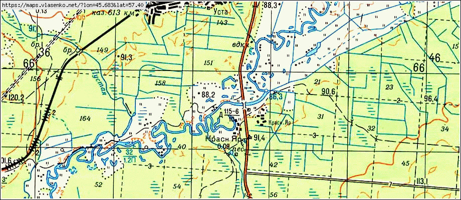 Карта уреня нижегородской области