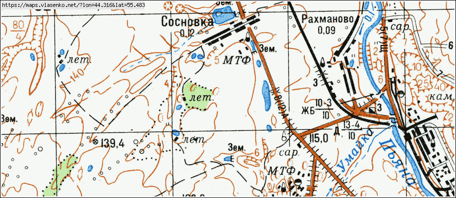 Карта нижегородской области вадского района нижегородской области