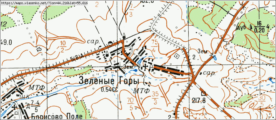 Карта нижегородской области вадского района нижегородской области