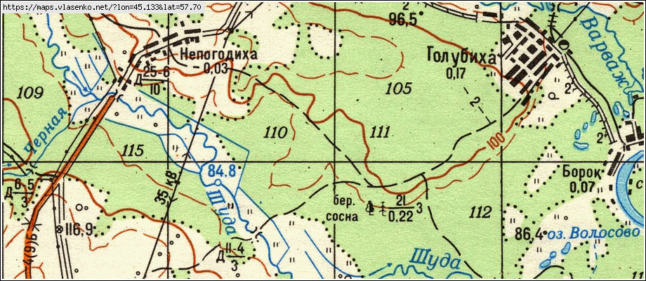 Решетиха карта нижегородская область