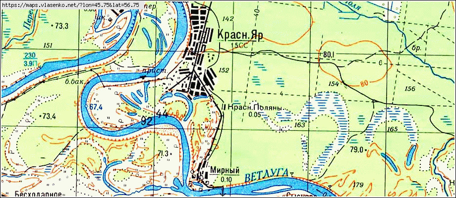 Карта осадков воскресенский район нижегородской области