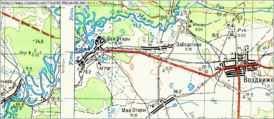 Федино воскресенский район карта