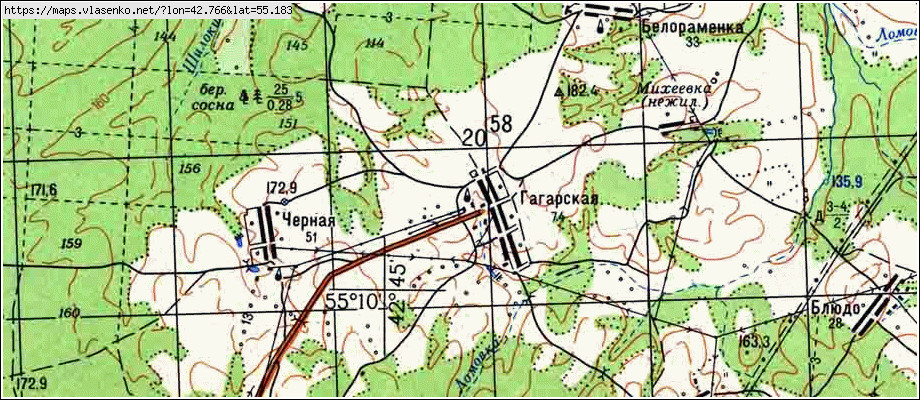 Гагарский свердловская область карта