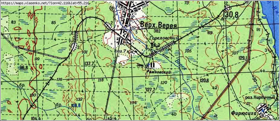 Выкса старая карта - 84 фото