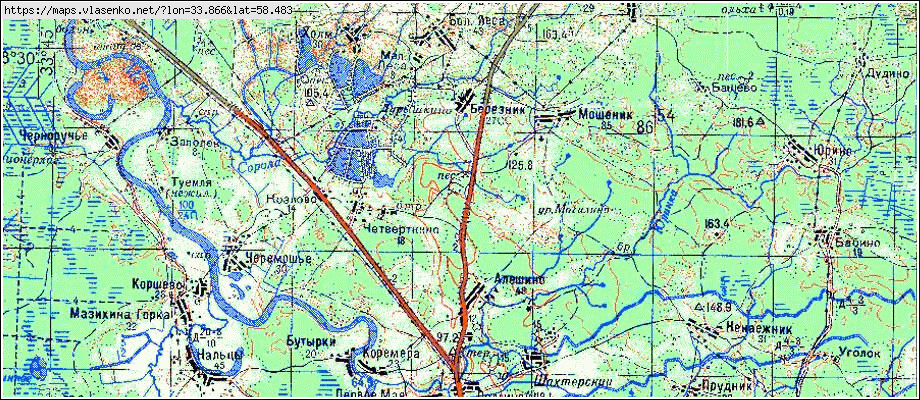 Спутниковая карта новгородской области