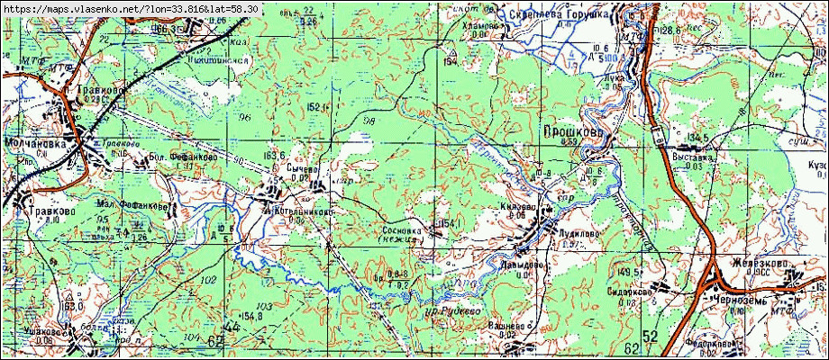 Спутниковая карта новгородской области