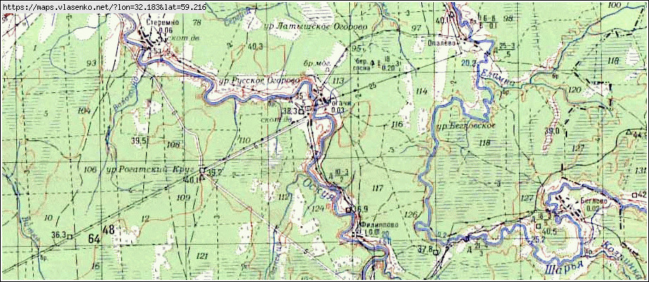 Викимапия новгородская область урочища карта