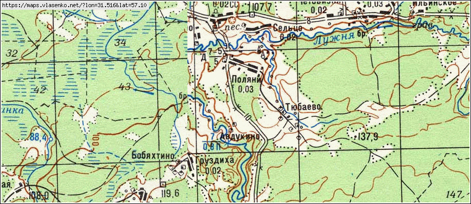Карта ФИЛИНО, Новгородская область, Холмский район