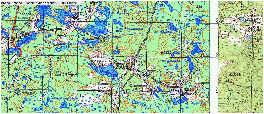 Карта хвойнинского района новгородской области с деревнями и дорогами