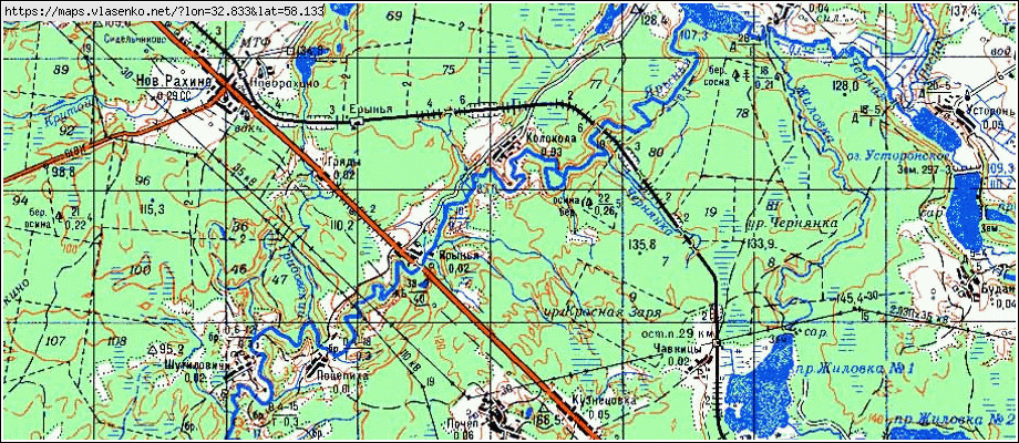 Карта крестецкого района новгородской области с деревнями