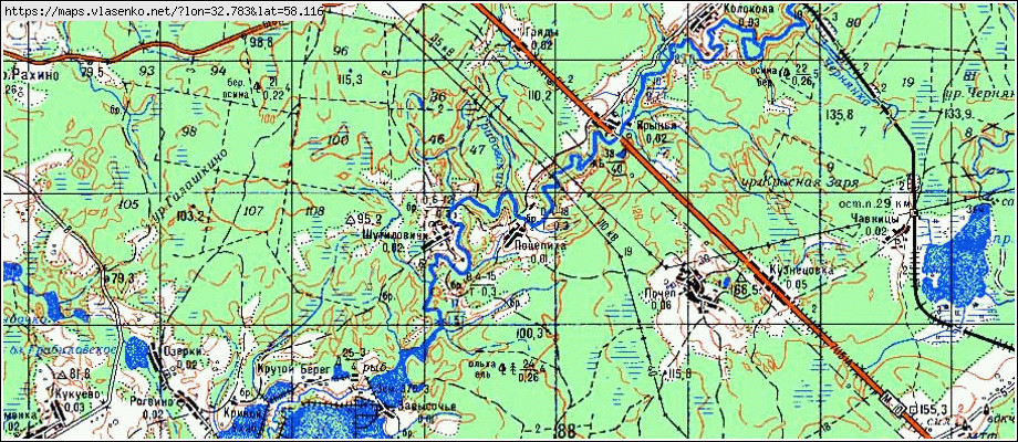 Спутниковая карта крестецкого района новгородской области