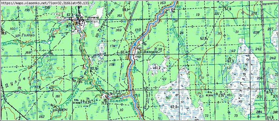 Новгородская область карта топографическая