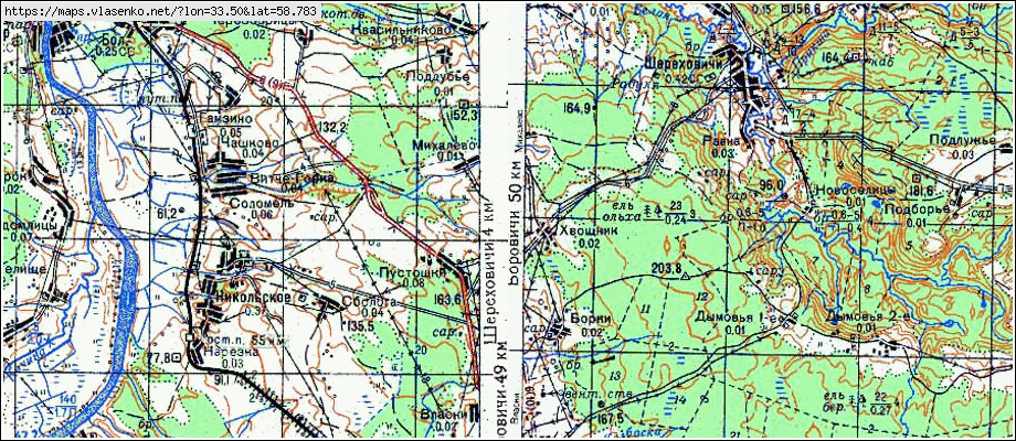 Карта БЫКОВО, Новгородская область, Любытинский район