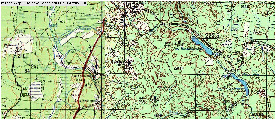 Карта любытинского района новгородской области