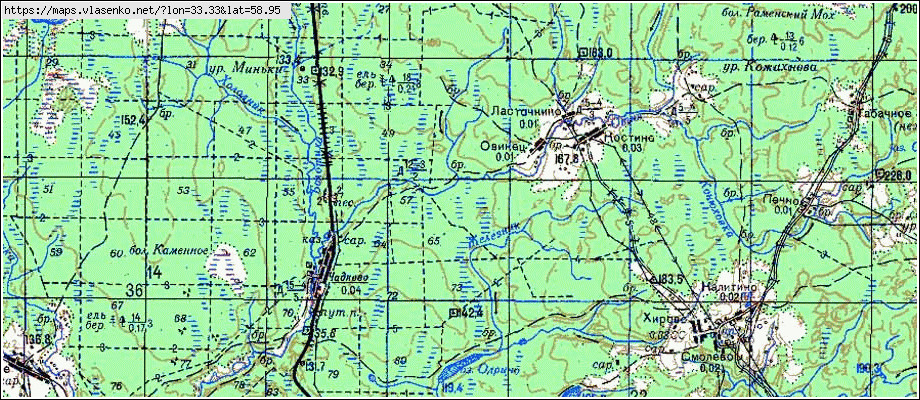 Любытино новгородская область карта