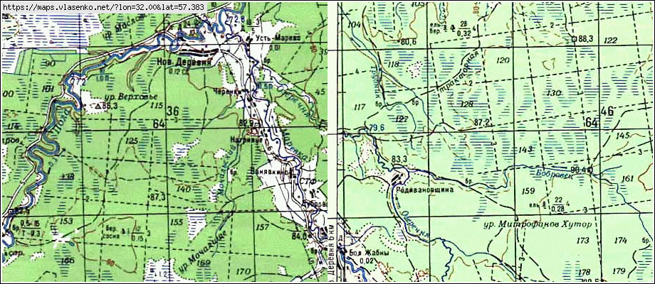 Карта ДУБРОВО, Новгородская область, Маревский район