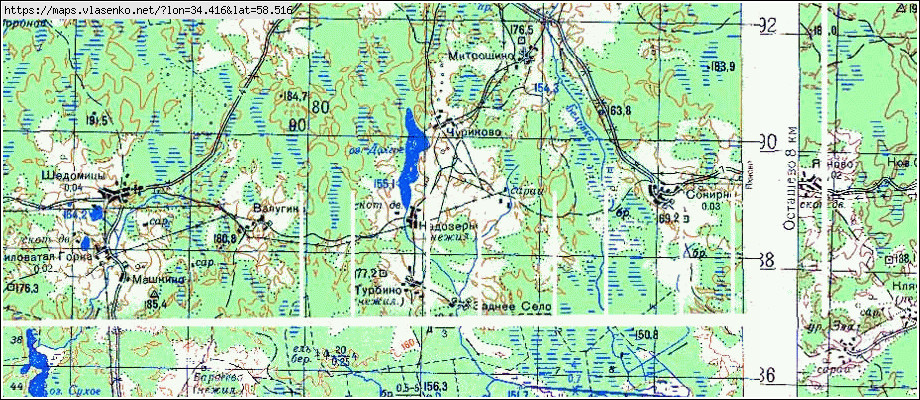 Карта мошенское новгородской области