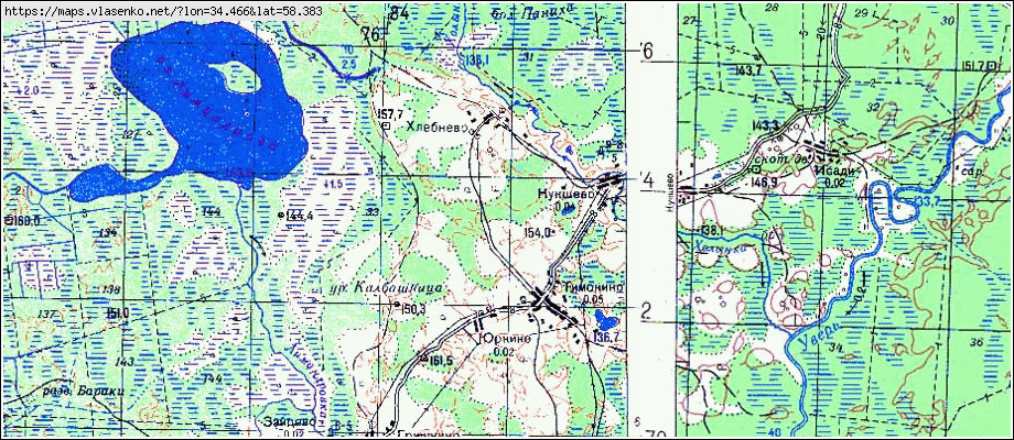 Карта мошенского района новгородской области с деревнями и дорогами