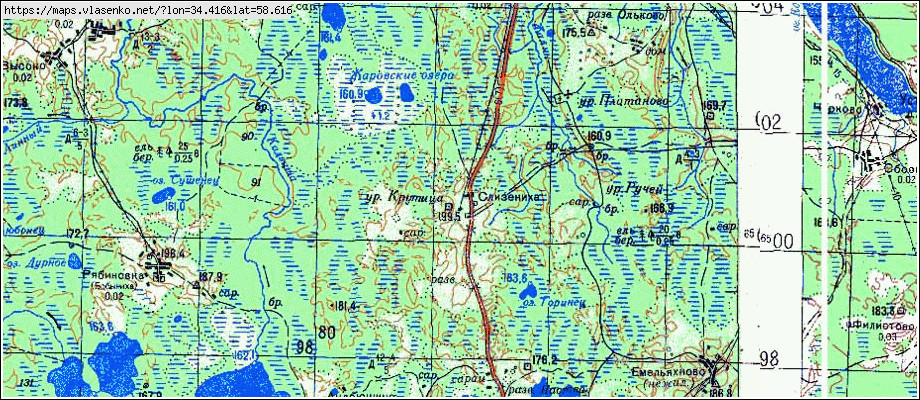 Карта мошенское новгородской области