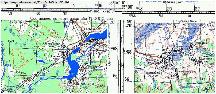 Карта ЯГАЙЛОВО, Новгородская область, Мошенской район