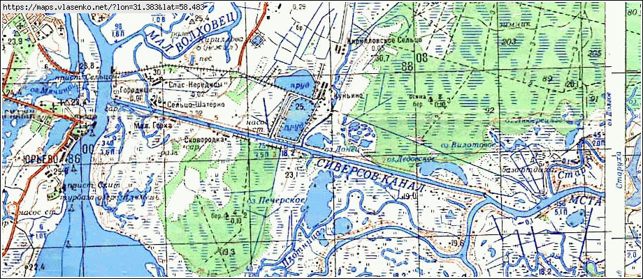Карта КУНЬИНО, Новгородская область, Новгородский район