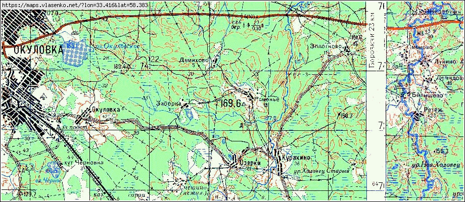 Карта ДЕМИХОВО, Новгородская область, Окуловский район
