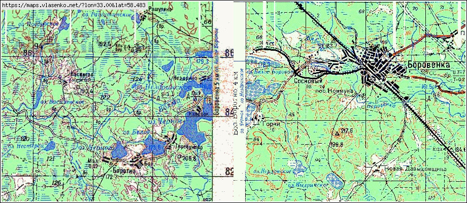 Карта НЕЗДРИНО, Новгородская область, Окуловский район