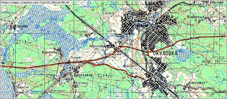 Карта НОВОСЕЛИЦЫ, Новгородская область, Окуловский район