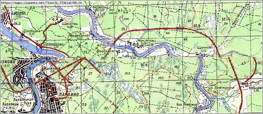 Лукино нижегородская область карта