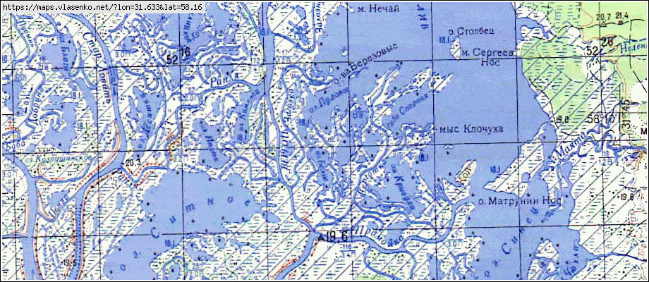 Карта СЕЛИВАНОВО, Новгородская область, Парфинский район