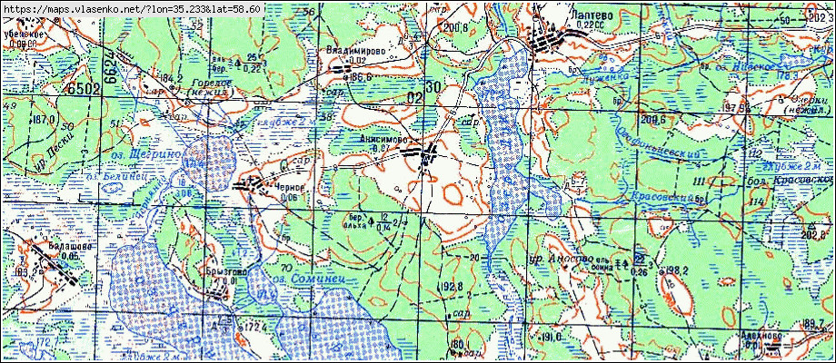 Анисимово ленинградская область бокситогорский район карта