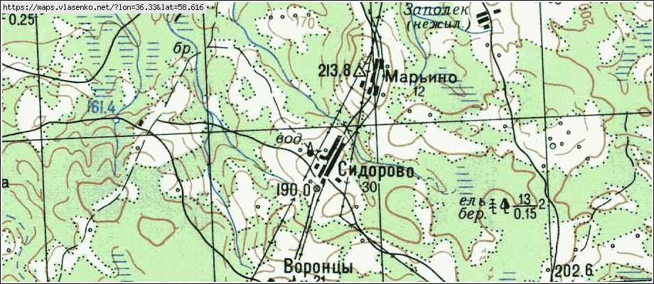 Карта ИВАНИКОВО, Новгородская область, Пестовский район
