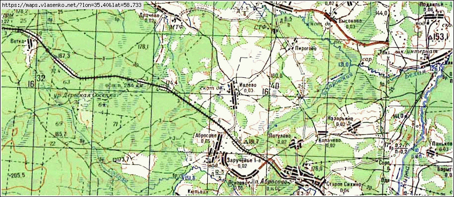 Карта ИВЛЕВО, Новгородская область, Пестовский район