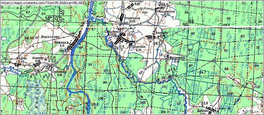 Карта СЕМЫТИНО, Новгородская область, Пестовский район