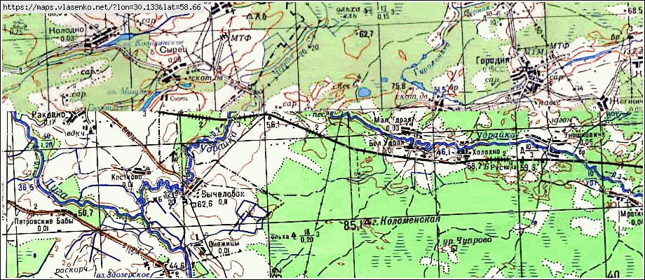 Карта НОВЫЕ ДАЧИ, Новгородская область, Солецкий район