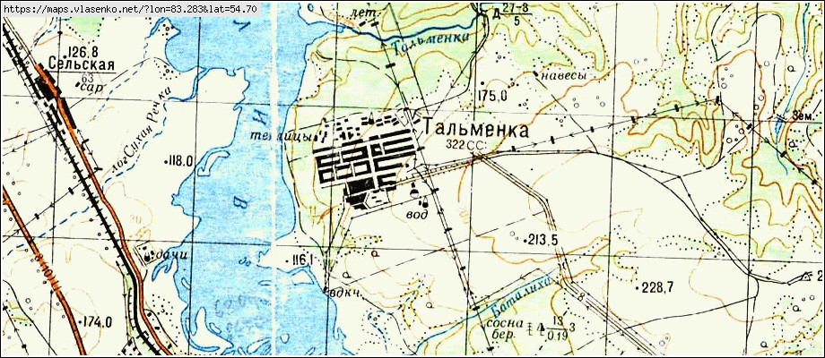 Карта р п тальменка - 92 фото