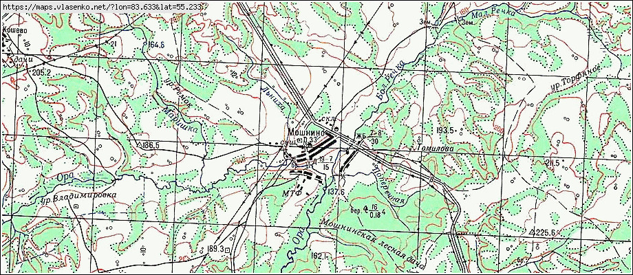 Карта мошковского района новосибирской