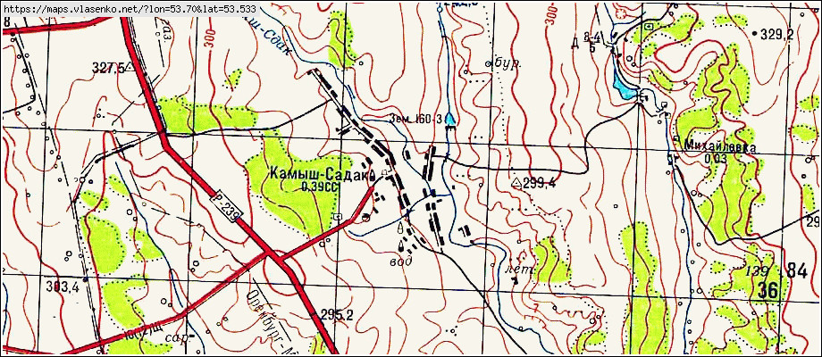 Абдулинский район карта