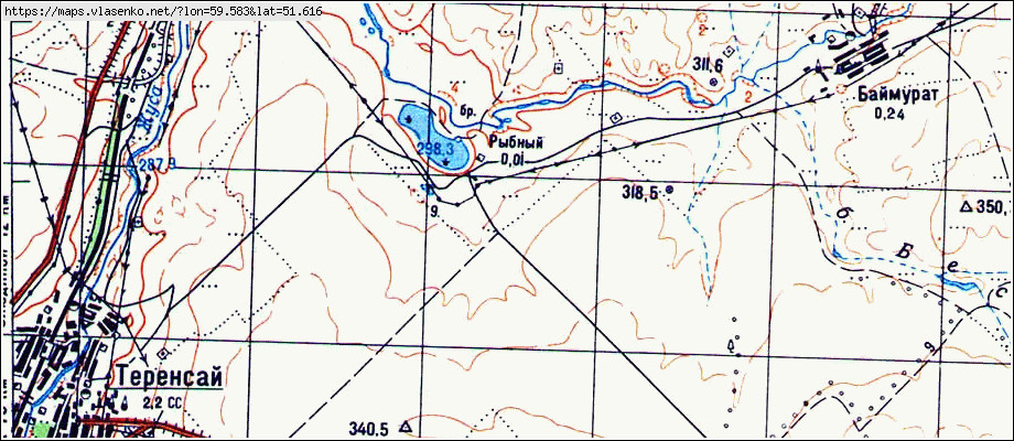 Адамовский район карта