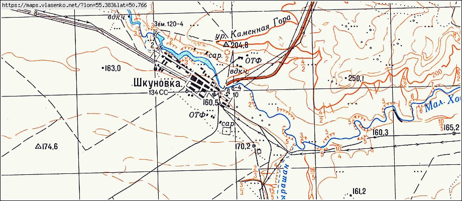 Акбулак оренбургская область карта